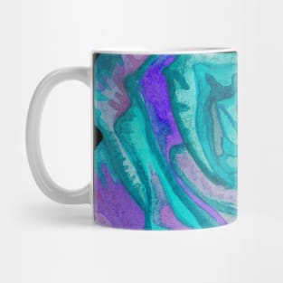 Blue rose flower Mug